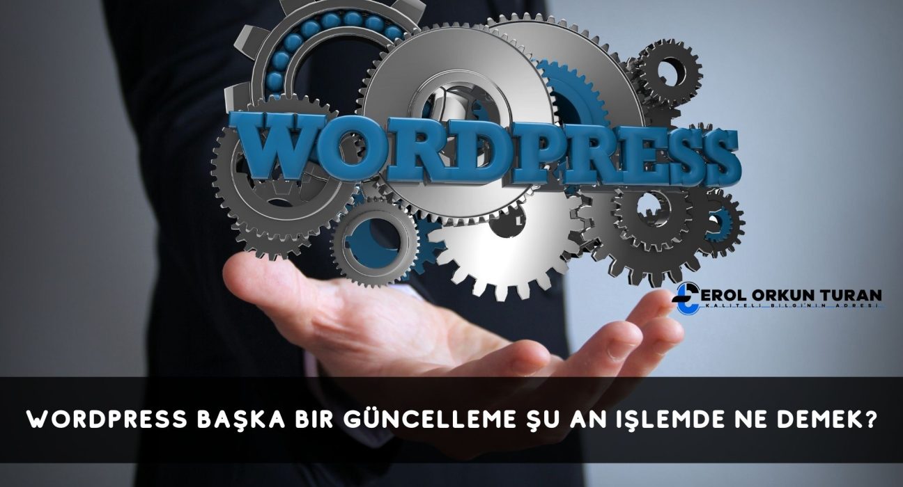 Wordpress Başka Bir Güncelleme Şu An İşlemde Ne Demek?